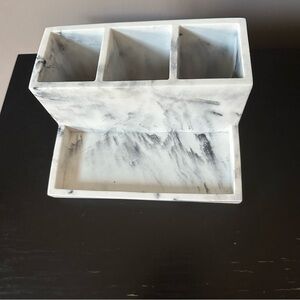 Bino Gray & White Marble Multi Organizer